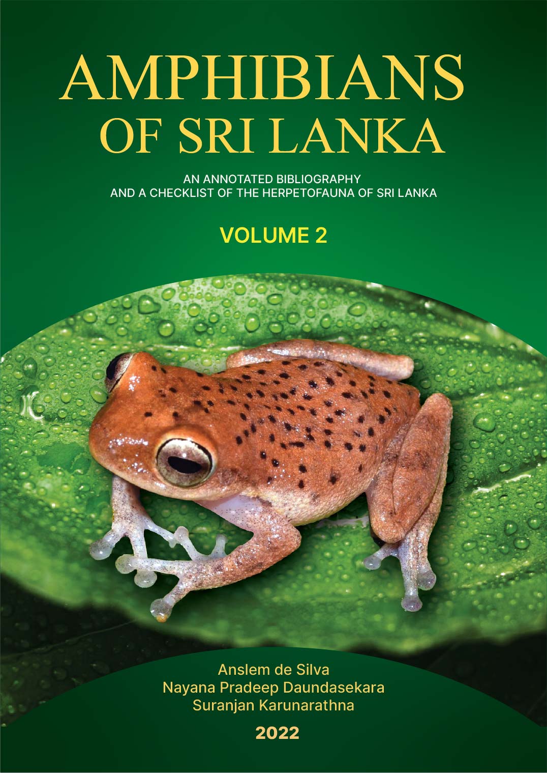 New book on Amphibians of Sri Lanka